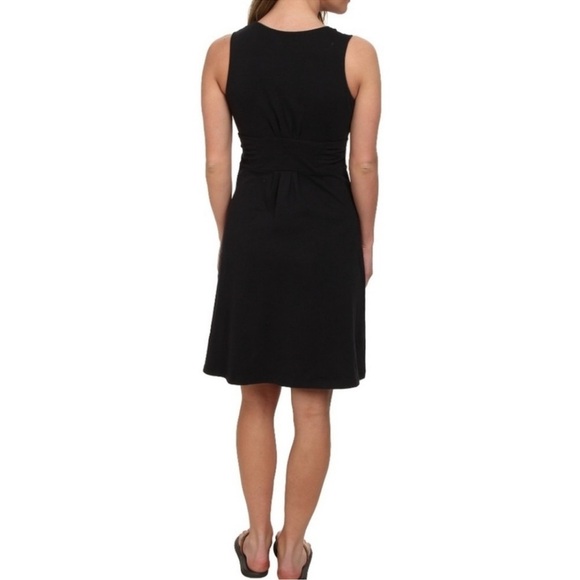 PATAGONIA Women’s Margot Organic Cotton Dress, 3/4 Length Sleeve, Black - Small - Picture 3 of 6